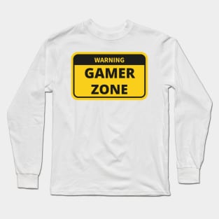 gamer zone Long Sleeve T-Shirt